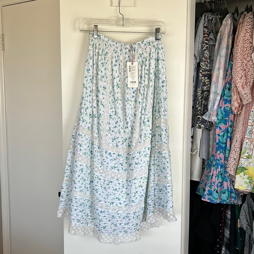 NWT Loveshackfancy Eponda Skirt